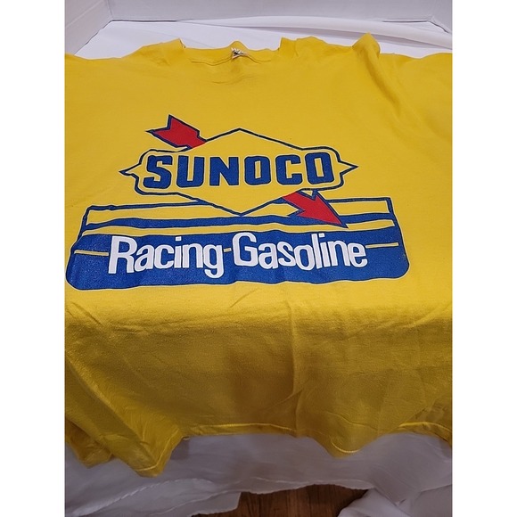 Other - Vintage SINGLE STITCH 1990s Sunoco Racing Gasoline T SHIRT Size XXL